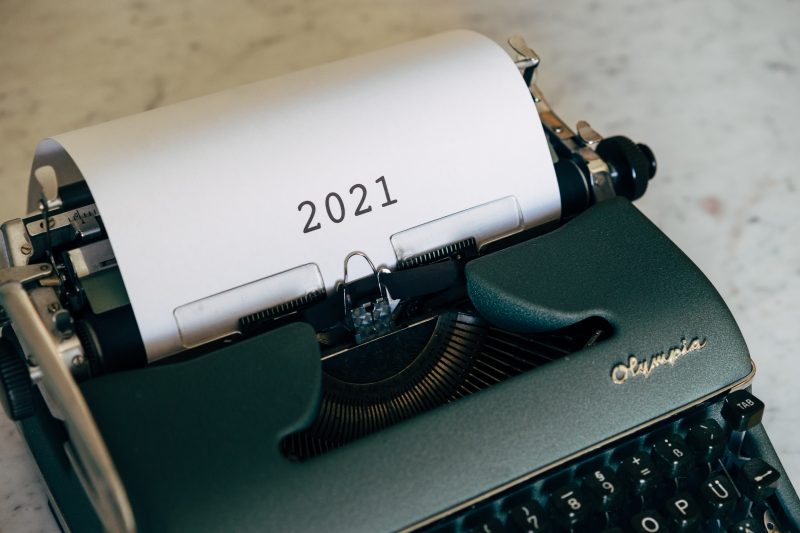 Typewriter typing 2021