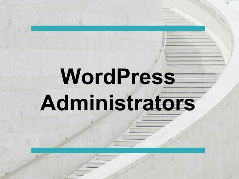 WordPress Administrators